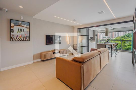 Sala de apartamento à venda com 2 quartos, 76m² em Vila Anglo Brasileira, São Paulo