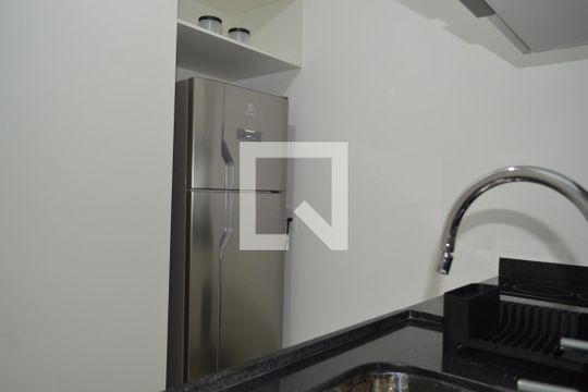Cozinha de kitnet/studio para alugar com 1 quarto, 25m² em Vila Mariana, São Paulo