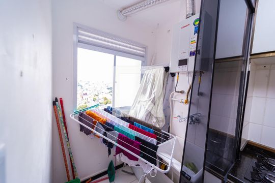Área de Serviço de apartamento para alugar com 2 quartos, 38m² em Vila Ré, São Paulo