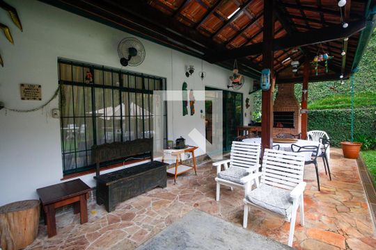 Varanda da Sala de casa à venda com 5 quartos, 460m² em Morumbi, São Paulo