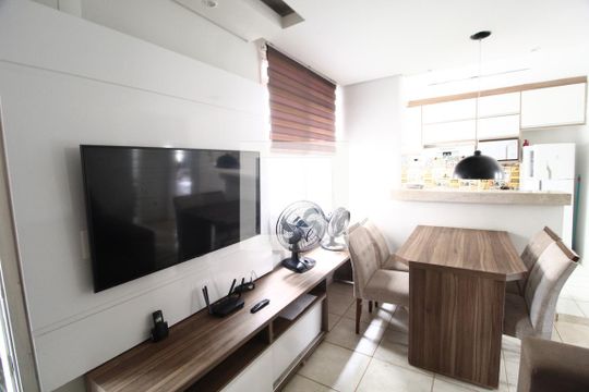 Sala de apartamento para alugar com 2 quartos, 45m² em Shopping Park, Uberlândia