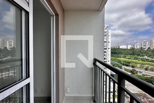 Sacada de apartamento para alugar com 1 quarto, 29m² em Jardim Caravelas, São Paulo