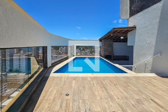 Área de Lazer privativa de apartamento para alugar com 3 quartos, 300m² em Vila Alzira, Guarujá