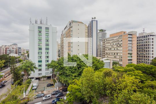 Vista da Sala de apartamento para alugar com 3 quartos, 104m² em Jardim Paulista, São Paulo