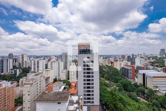 Varanda - VIsta de apartamento à venda com 2 quartos, 70m² em Cerqueira César, São Paulo