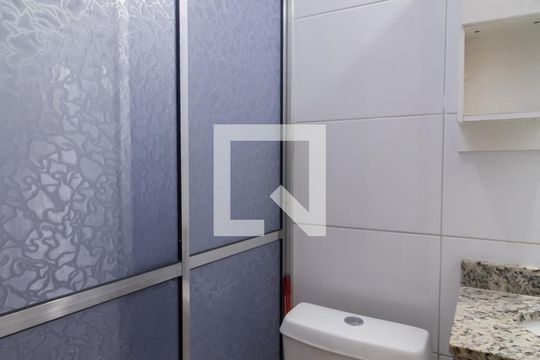 Banheiro de kitnet/studio à venda com 1 quarto, 35m² em Vila Nhocuné, São Paulo