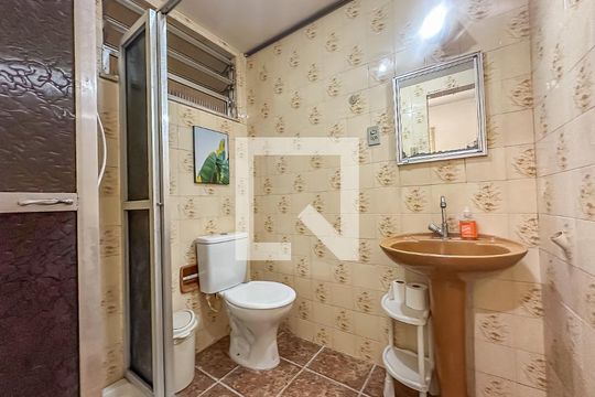 Banheiro de apartamento para alugar com 1 quarto, 30m² em Flamengo, Rio de Janeiro