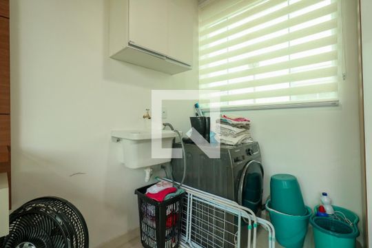 Cobertura e Área de Serviço de apartamento à venda com 2 quartos, 100m² em Santa Maria, São Caetano do Sul