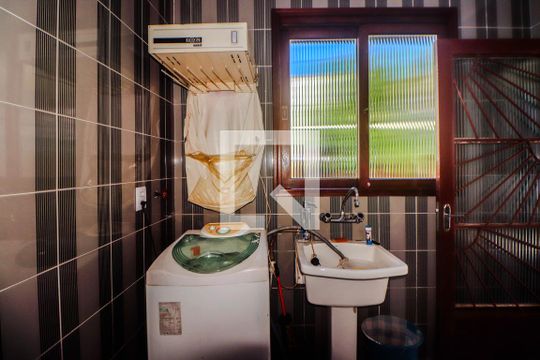 Cozinha e Área de Serviço de casa à venda com 3 quartos, 243m² em Jardim Itu, Porto Alegre