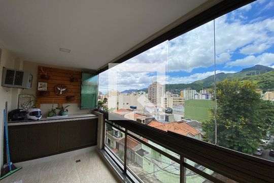 Varanda da Sala de apartamento à venda com 3 quartos, 119m² em Engenho de Dentro, Rio de Janeiro