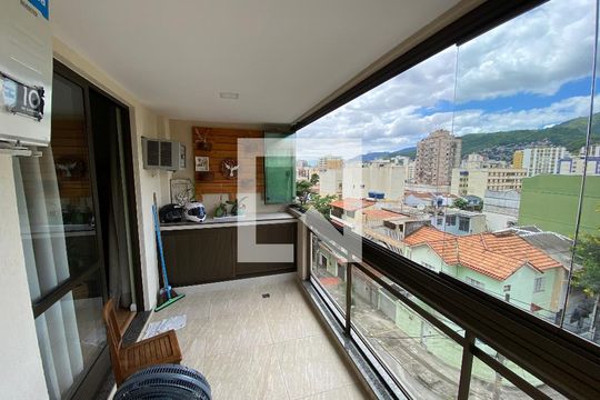 Varanda da Sala de apartamento à venda com 3 quartos, 119m² em Engenho de Dentro, Rio de Janeiro