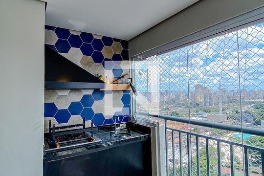Varanda da Sala de apartamento à venda com 2 quartos, 78m² em Belenzinho, São Paulo