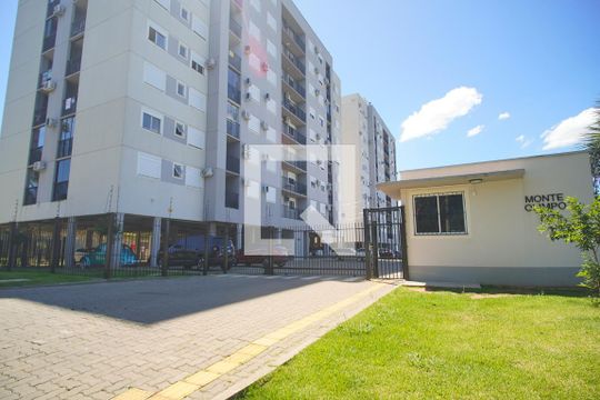 Fachada do bloco de apartamento para alugar com 2 quartos, 56m² em Rondônia, Novo Hamburgo