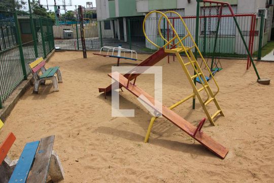 Área comum - Playground de apartamento para alugar com 1 quarto, 46m² em Teresópolis, Porto Alegre