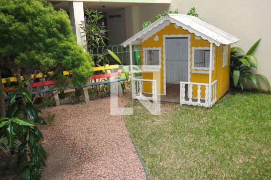 Área comum - Playground de apartamento para alugar com 1 quarto, 46m² em Teresópolis, Porto Alegre