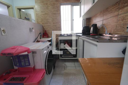 Cozinha de apartamento à venda com 2 quartos, 50m² em Liberdade, Novo Hamburgo