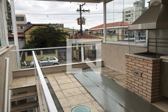 Varanda com churrasqueira de casa à venda com 2 quartos, 140m² em Vila Aricanduva, São Paulo