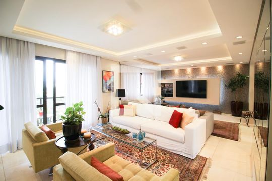 Sala de apartamento à venda com 4 quartos, 213m² em Jardim Europa, São Paulo