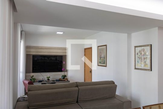 Sala de apartamento à venda com 4 quartos, 133m² em Buritis, Belo Horizonte