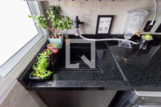 Detalhe - Área de Serviço de apartamento à venda com 2 quartos, 50m² em Luz, São Paulo