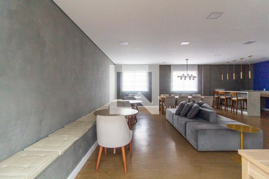 Área comum - Salão de festas de apartamento para alugar com 2 quartos, 35m² em Vila Norma, São Paulo