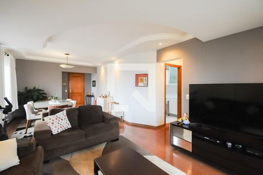 Sala de apartamento à venda com 3 quartos, 121m² em Baeta Neves, São Bernardo do Campo