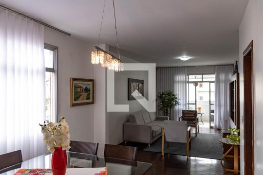 Sala de apartamento à venda com 4 quartos, 140m² em Minas Brasil, Belo Horizonte