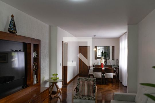 Sala de apartamento à venda com 4 quartos, 140m² em Minas Brasil, Belo Horizonte