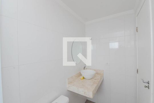 Banheiro da Suíte de apartamento à venda com 2 quartos, 57m² em Vila Rosalia, Guarulhos