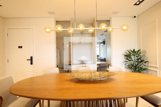 Sala de Jantar de apartamento à venda com 3 quartos, 129m² em Vila Andrade, São Paulo
