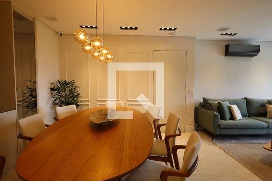 Sala de Jantar de apartamento à venda com 3 quartos, 129m² em Vila Andrade, São Paulo