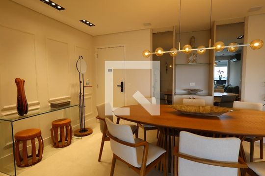 Sala de Jantar de apartamento à venda com 3 quartos, 129m² em Vila Andrade, São Paulo
