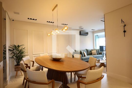Sala de Jantar de apartamento à venda com 3 quartos, 129m² em Vila Andrade, São Paulo
