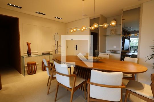 Sala de Jantar de apartamento à venda com 3 quartos, 129m² em Vila Andrade, São Paulo