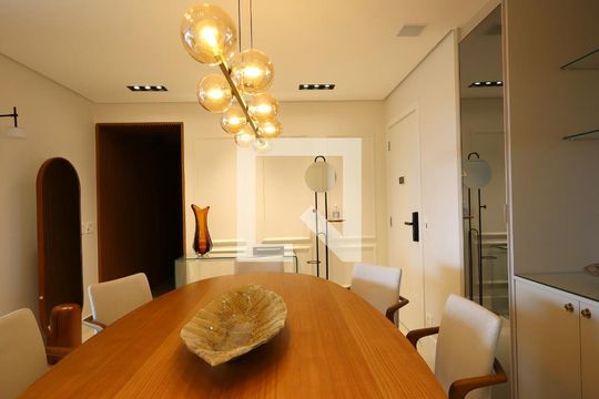 Sala de Jantar de apartamento à venda com 3 quartos, 129m² em Vila Andrade, São Paulo