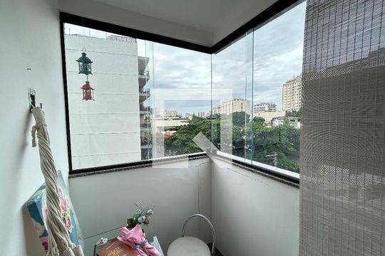Varanda da Suíte de apartamento à venda com 2 quartos, 80m² em Méier, Rio de Janeiro