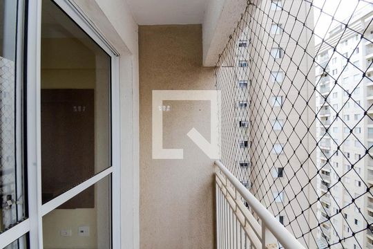 Varanda da Sala de apartamento para alugar com 2 quartos, 46m² em Ponte Grande, Guarulhos