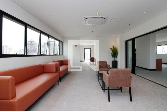 Área comum de kitnet/studio para alugar com 1 quarto, 19m² em Bela Vista, São Paulo