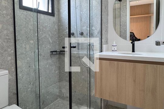 Banheiro da Suíte 2 de apartamento à venda com 2 quartos, 87m² em Tamboré, Barueri