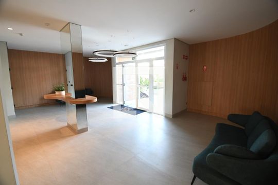 Hall social de apartamento à venda com 2 quartos, 58m² em Jardim Sao Carlos, Campinas