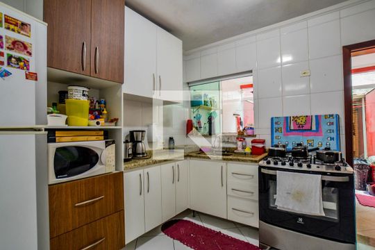 Cozinha de casa à venda com 3 quartos, 133m² em Jardim Santo Antônio, Santo André