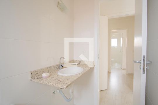 Banheiro da Suíte 1 de casa de condomínio à venda com 3 quartos, 107m² em Vila Aricanduva, São Paulo