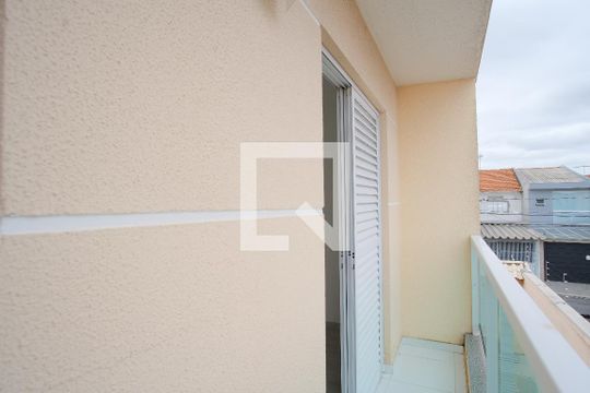 Varanda da Suíte 1 de casa de condomínio à venda com 3 quartos, 107m² em Vila Aricanduva, São Paulo