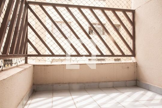 Varanda da Sala de apartamento para alugar com 2 quartos, 50m² em Chácara Inglesa, São Paulo