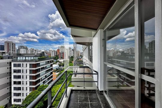 Sacada de apartamento à venda com 3 quartos, 280m² em Brooklin, São Paulo