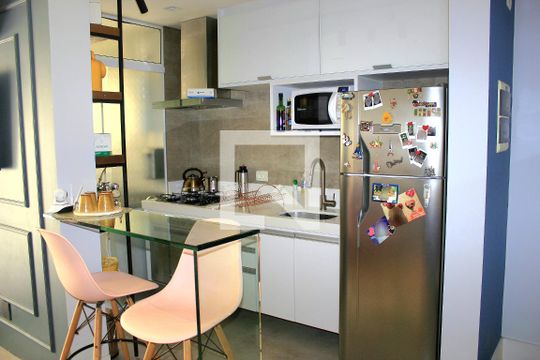 Cozinha de apartamento para alugar com 2 quartos, 68m² em Jardim Flor da Montanha, Guarulhos