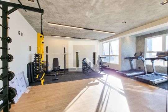 Área comum - Academia de apartamento para alugar com 1 quarto, 90m² em Parque Residencial Aquarius, São José dos Campos