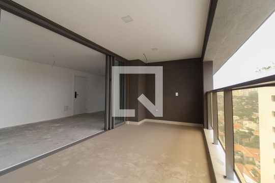 Varanda da Sala de apartamento à venda com 2 quartos, 140m² em Vila Nova Conceição, São Paulo