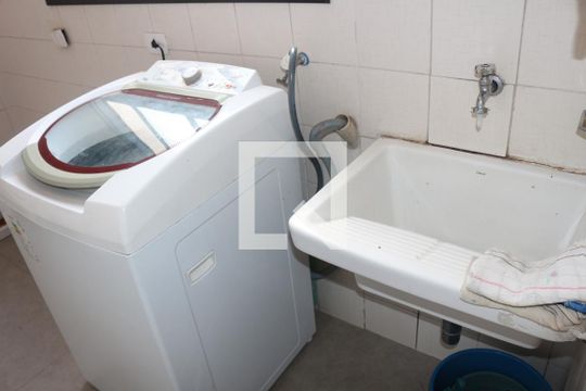Área de Serviço de apartamento à venda com 3 quartos, 124m² em Santo Antônio, São Caetano do Sul