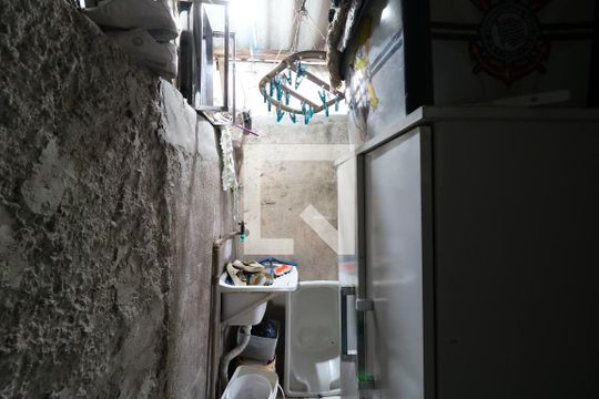 Área de Serviço de casa para alugar com 1 quarto, 35m² em Parque João Ramalho, Santo André